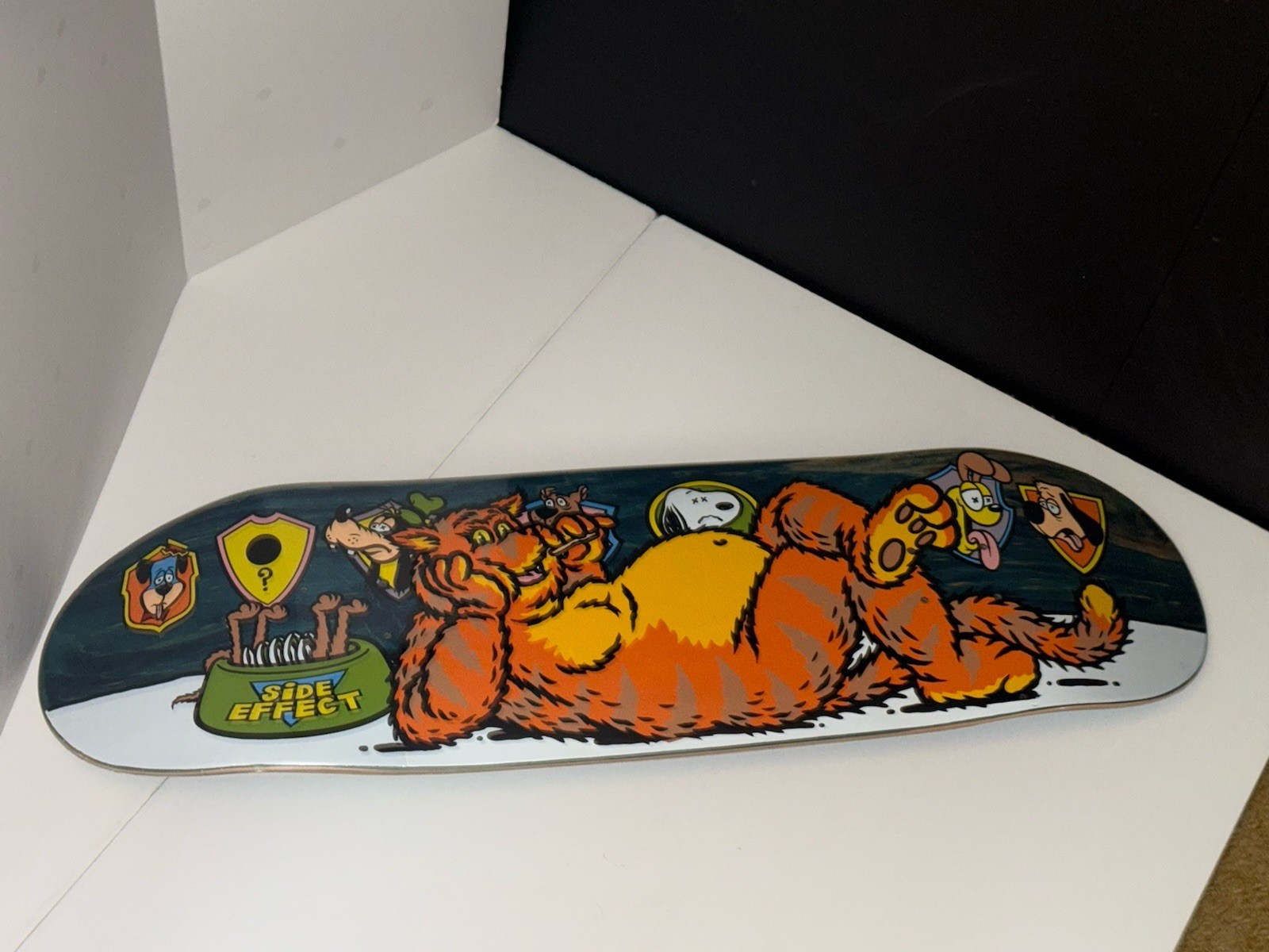 Strangelove Side Effect Skateboard Deck Art Mullen spoof Graphic Mint Rare Scrnd
