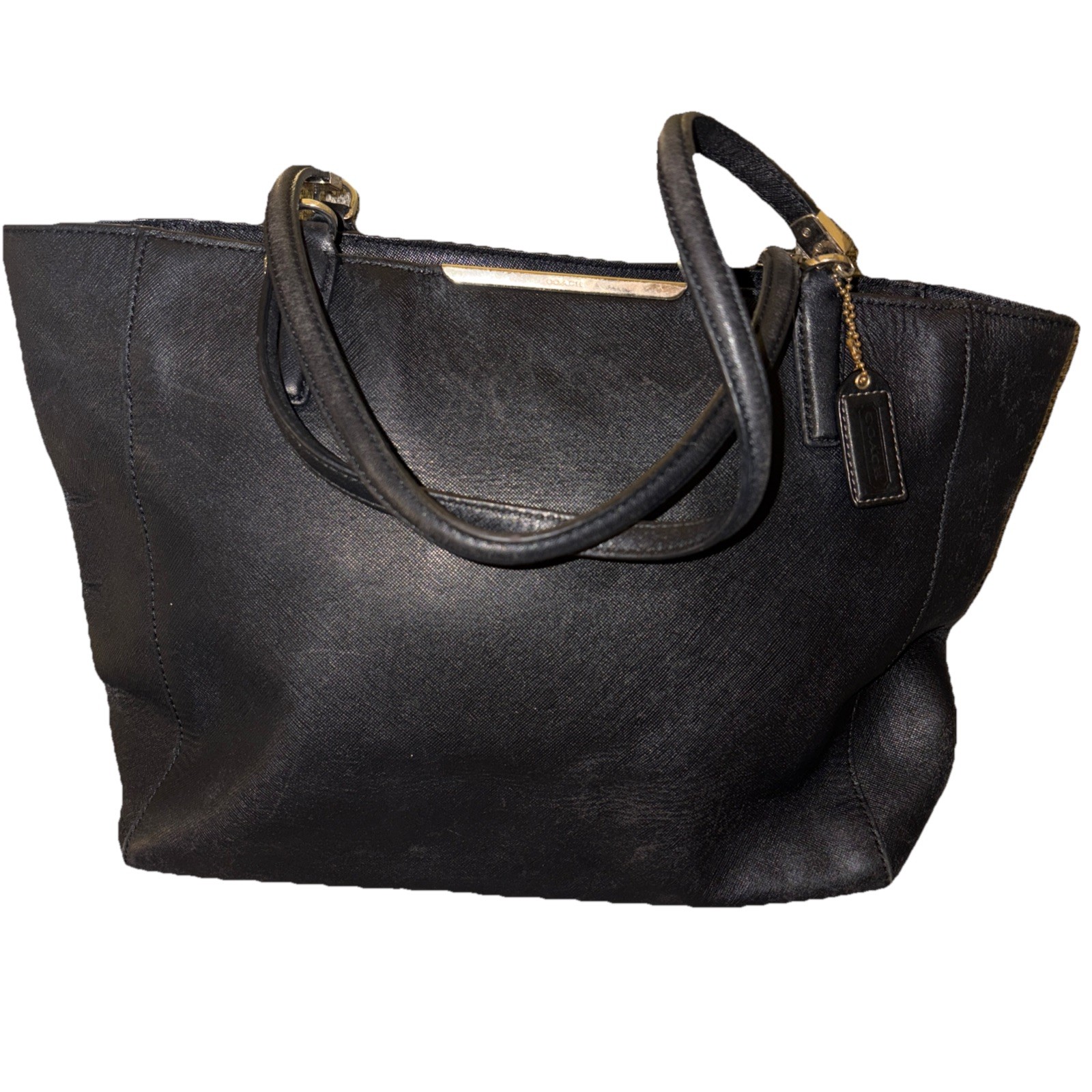 Coach 29002 Madison East West Black Saffiano Leather Tote/Shopper/Shoulder Bag Coach 29002 Madison East West Black Saffiano Leather Tote/Shopper/Shoulder Bag