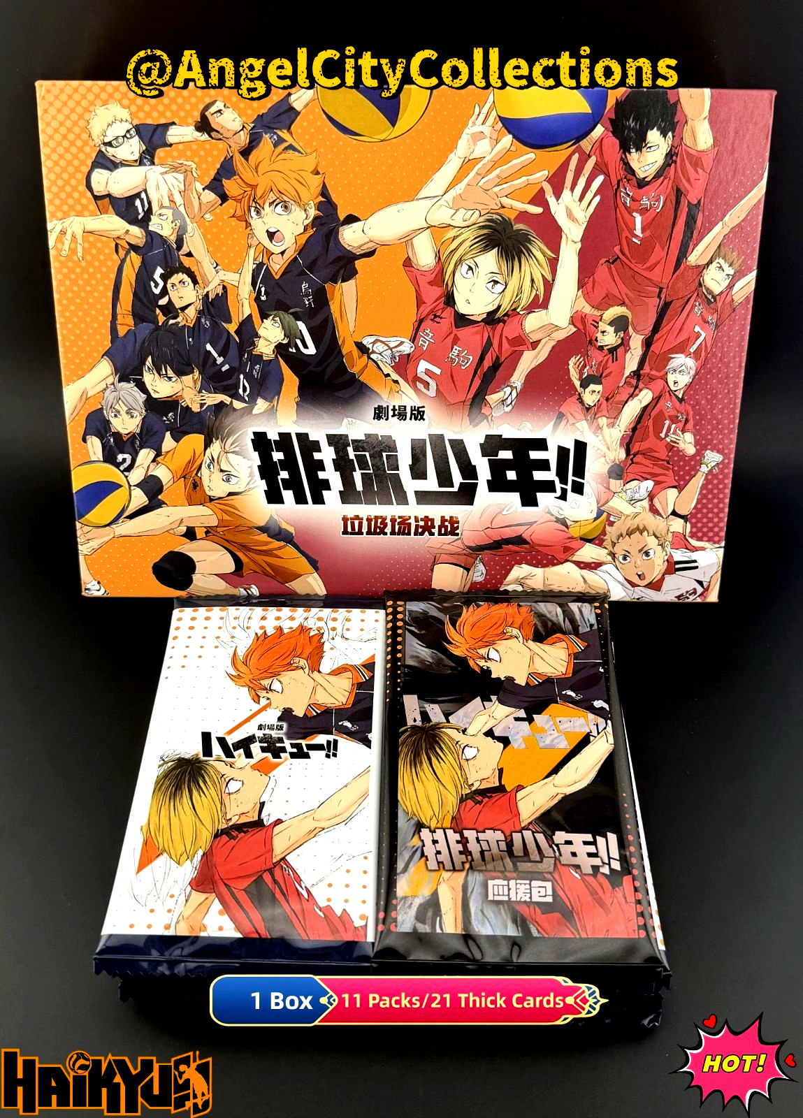 Haikyuu CCG TCG Prenium Collection box 11 packs Thick cards Doujin Anime Tobio