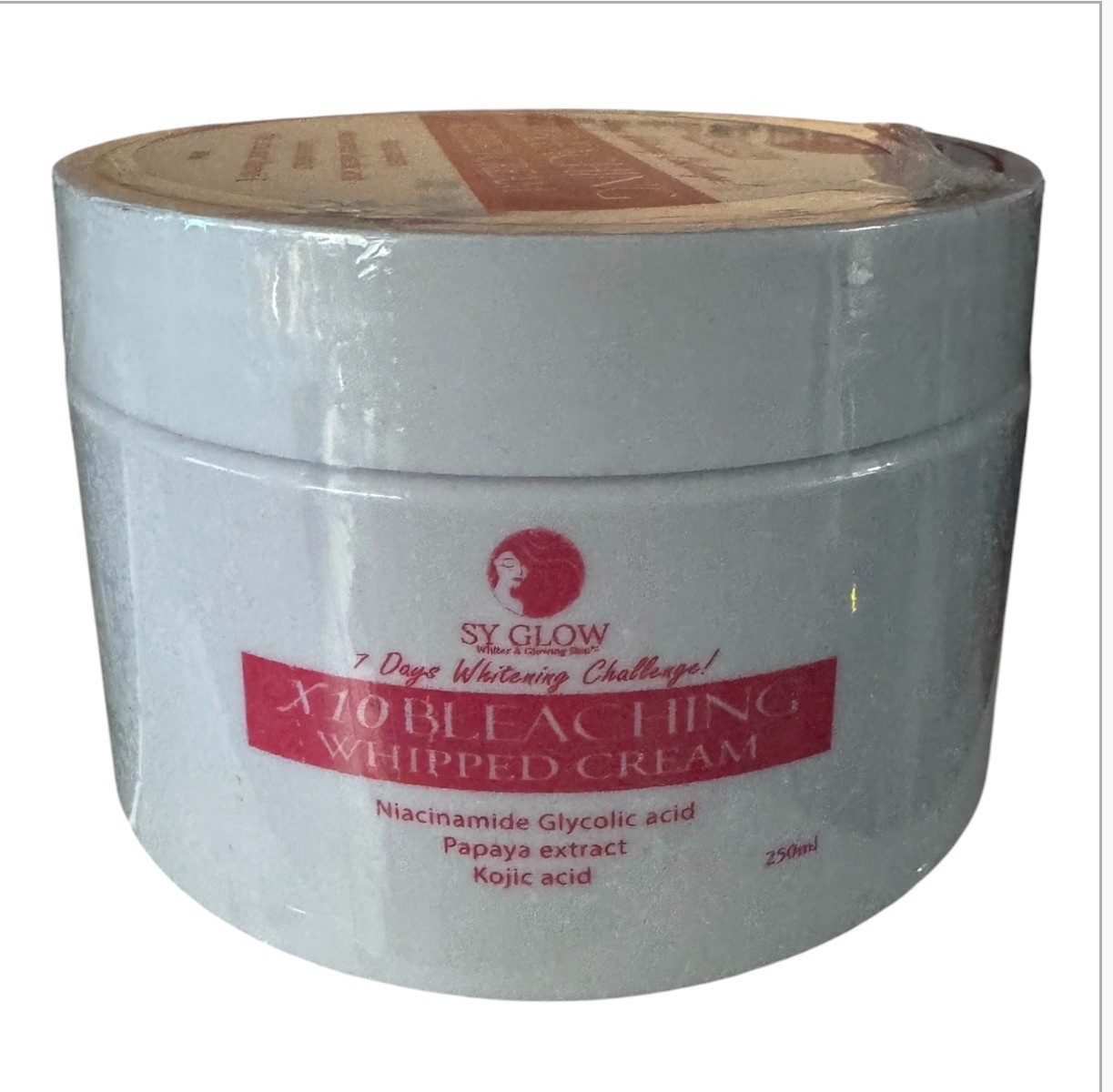 Sy Glow 10x Bleaching Whipped Cream, 250ml