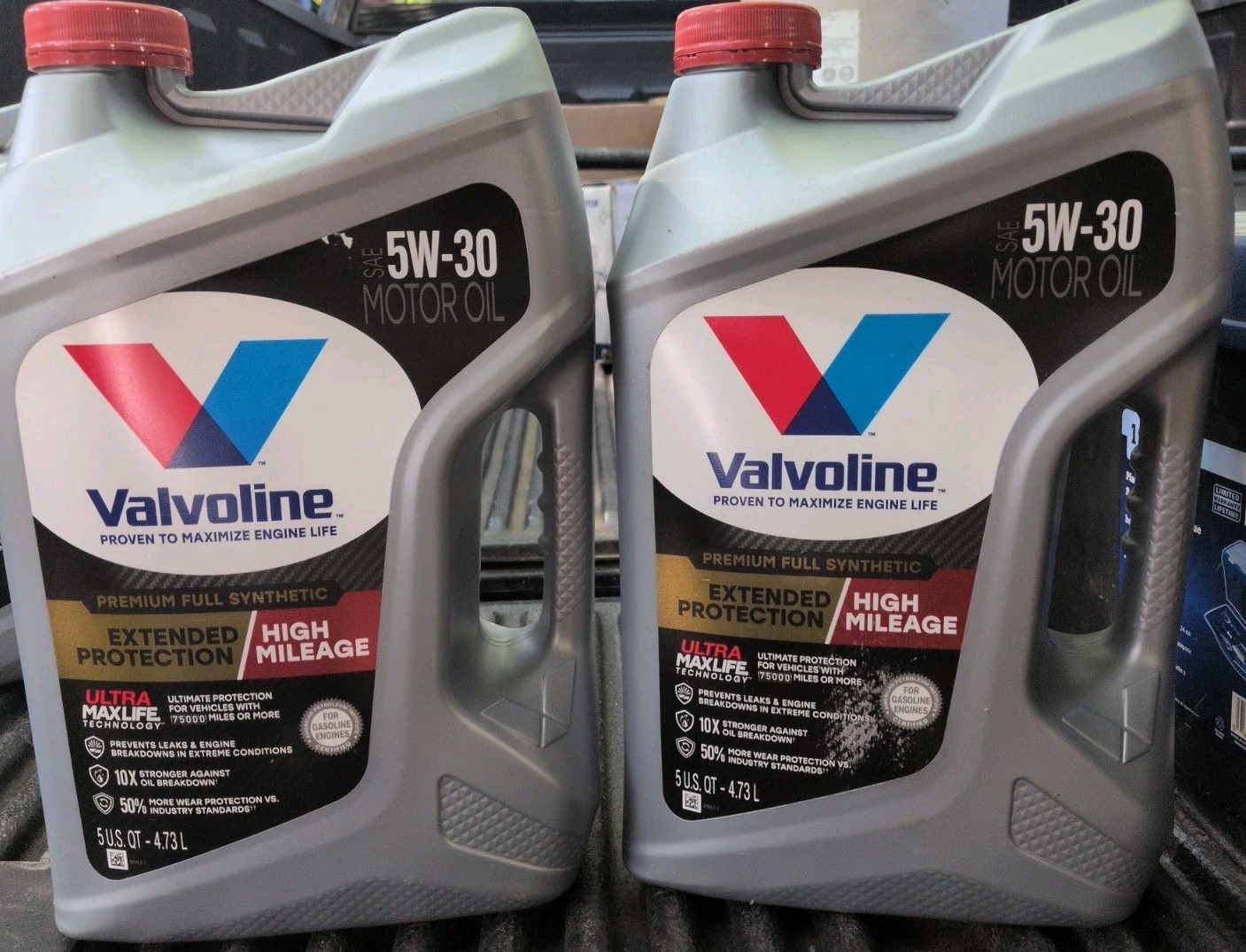 2 Pack ~ Valvoline MaxLife Extended Protection Full Synthetic High Mileage 5W-30