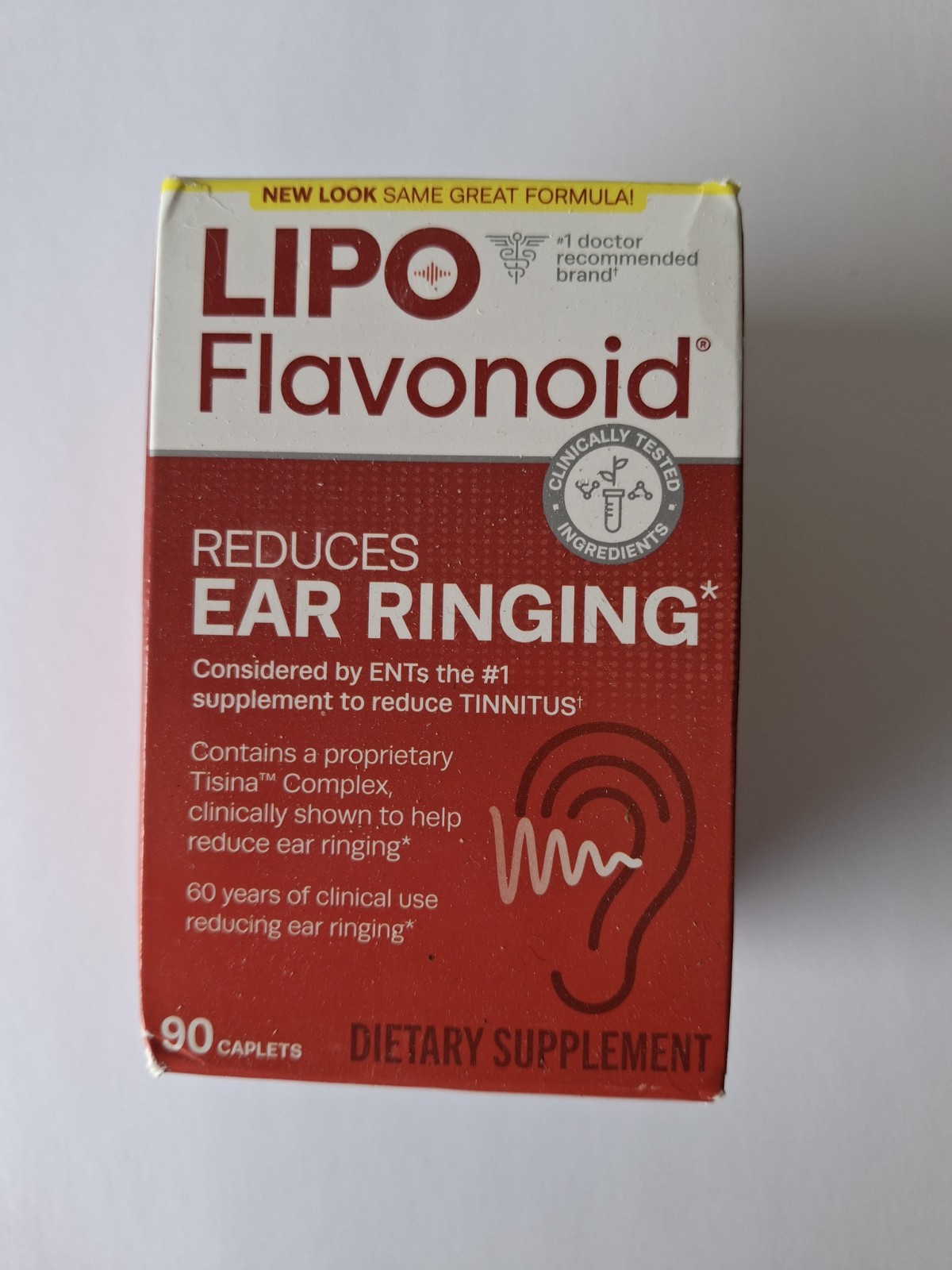 Lipo Flavonoid Ear Ringing 90 Caplets Lipo Flavonoid Ear Ringing 90 Caplets