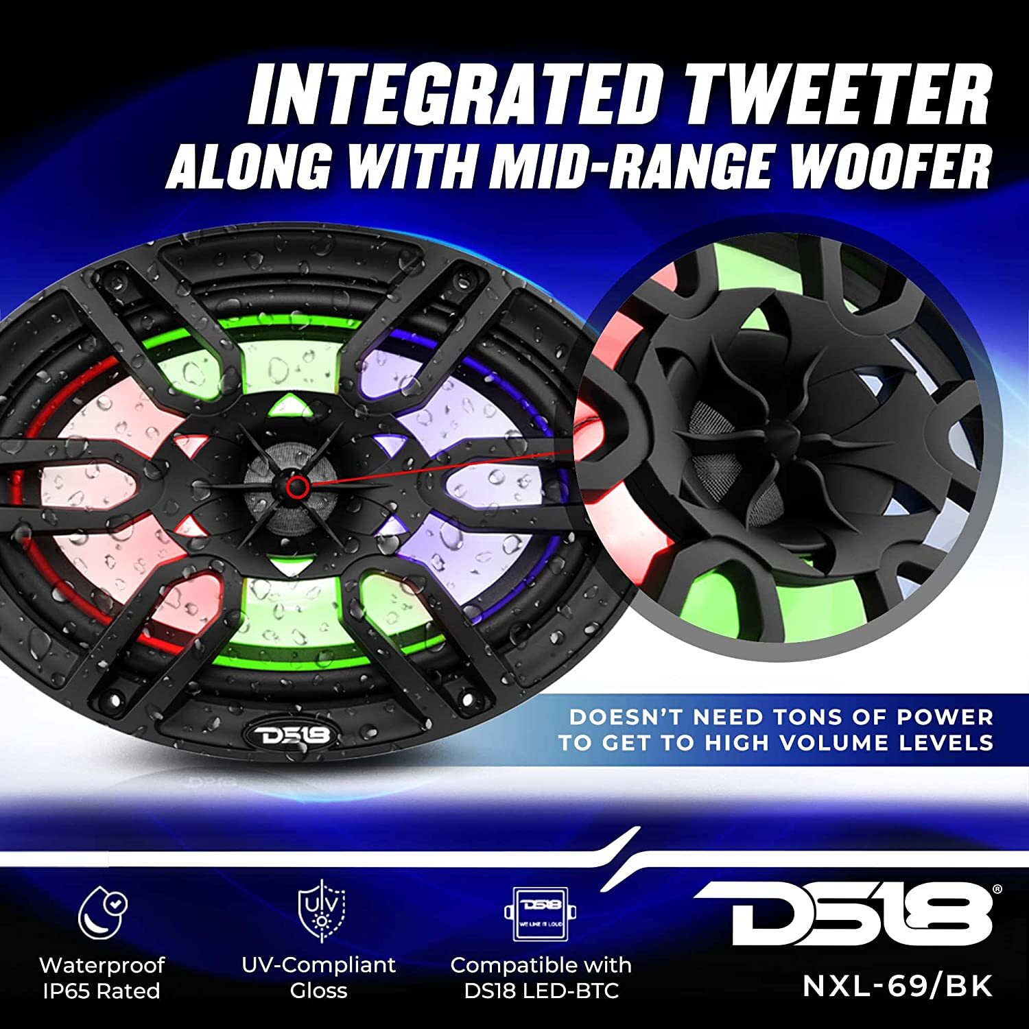 Pair DS18 NXL-69/BK 6x9\