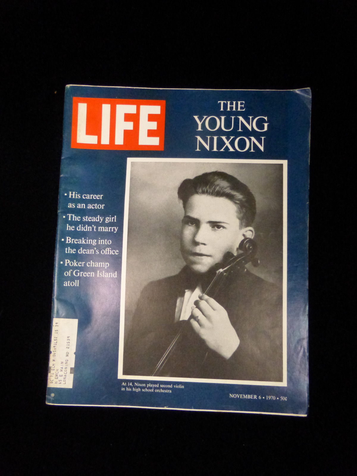 LIFE November 6 1970 Richard NIXON Lem BARNEY Detroit LIONS Octupus Schoolhouses
