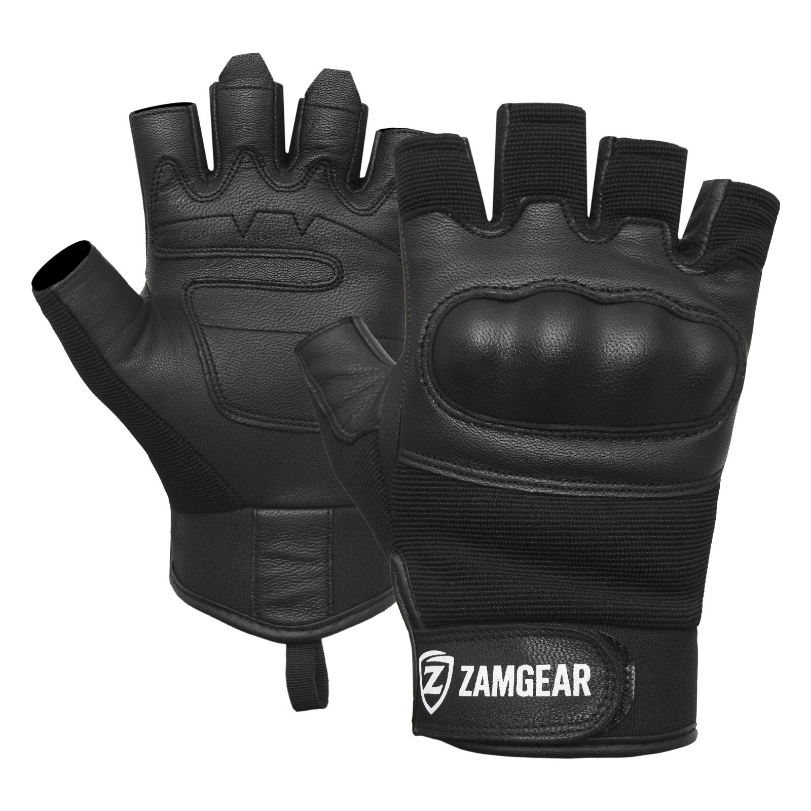 Tactical Fingerless Gloves Military Combat Shooting Half Finger Gloves ZAMGEAR