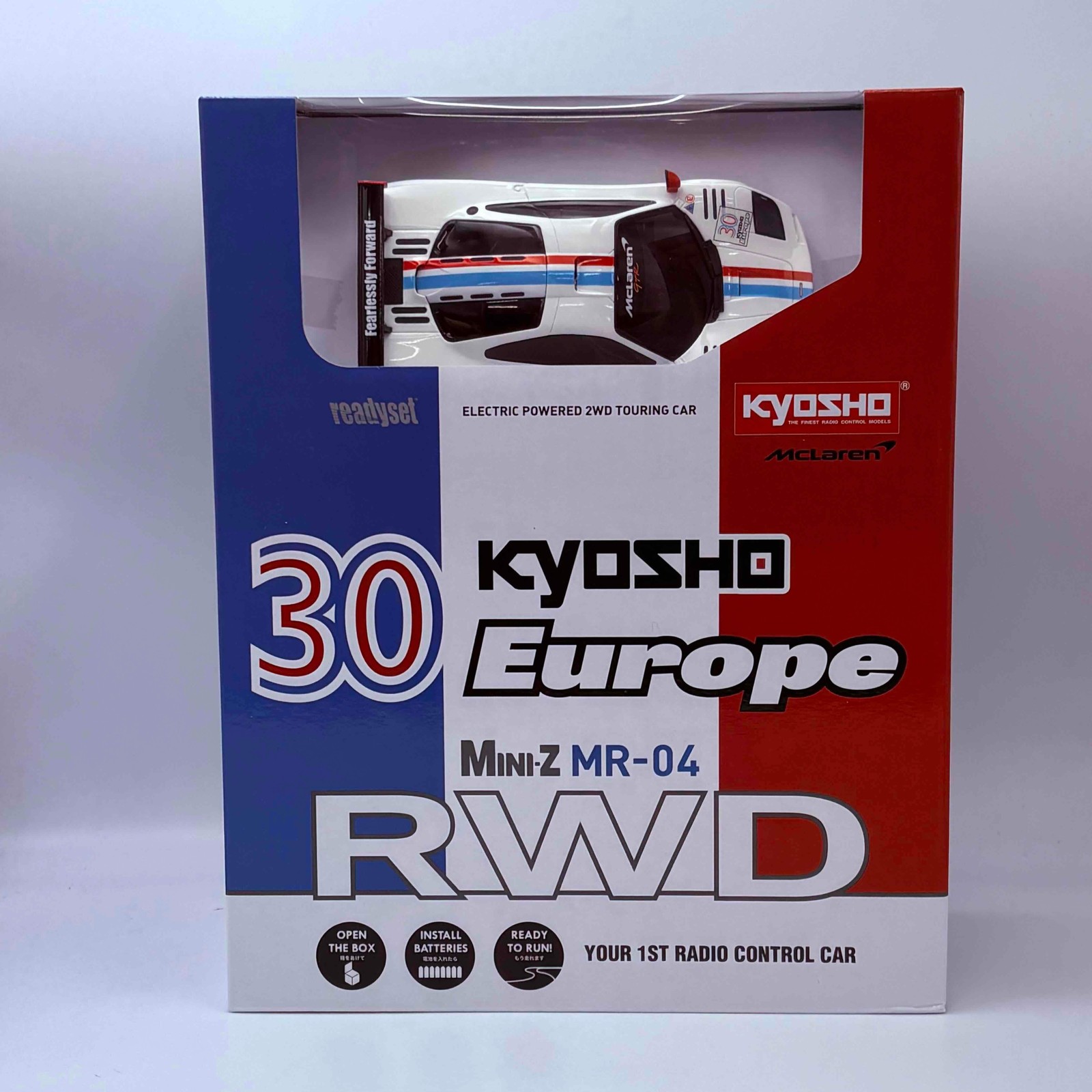 KYOSHO MINI-Z RWD MR-04 readyset McLaren F1 GTR KE 30th Anniversary 32372KE