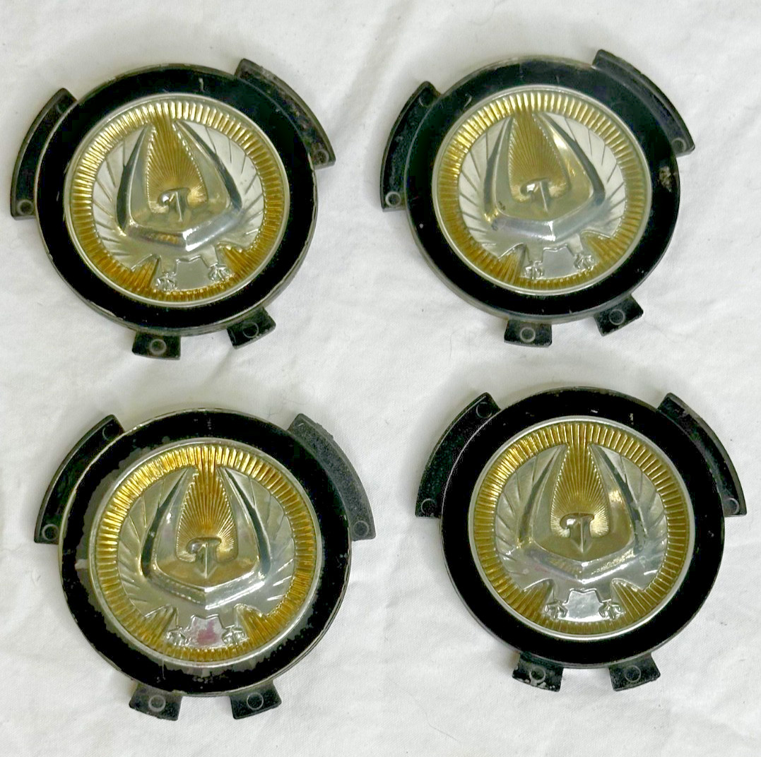 Chrysler Imperial Hubcap Center Caps Emblem Set of 4 Vintage 1978 1979