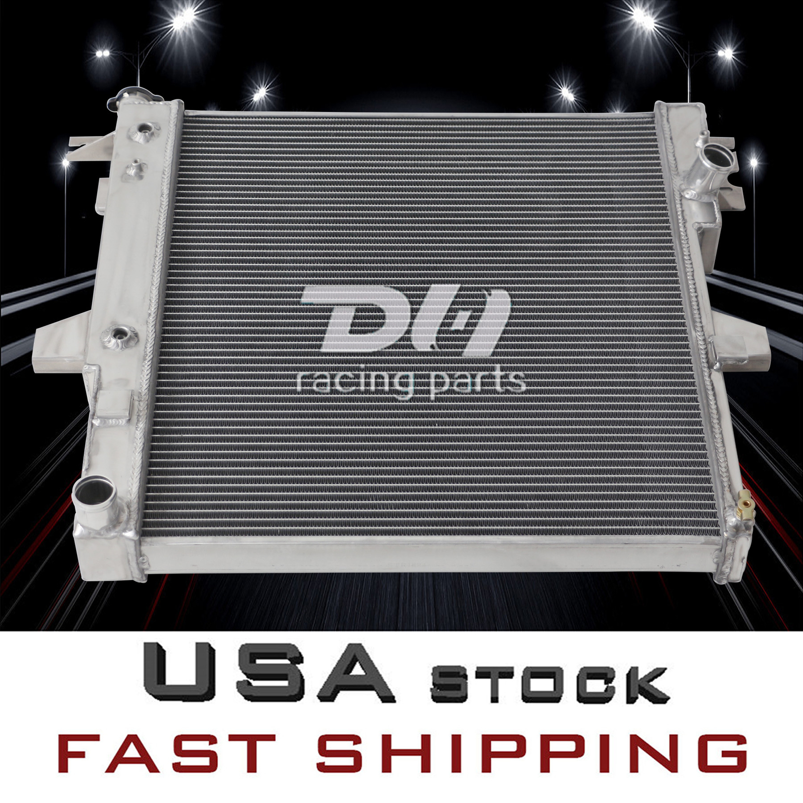2 Row Alum Radiator Fit Ford Explorer 96-2001/Mercury Mountaineer 97-01 4.0/5.0L