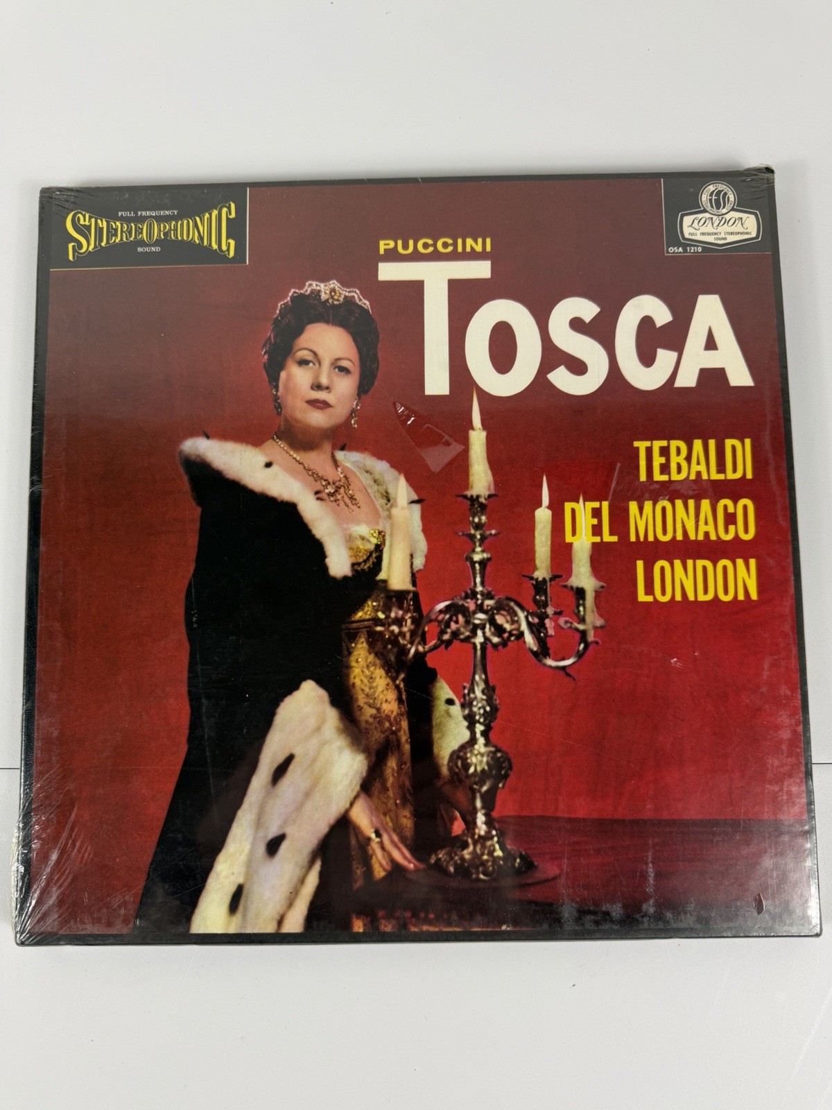 Puccini Tosca Tebaldi Del Monaco London 1210 Love Box Set New Sealed