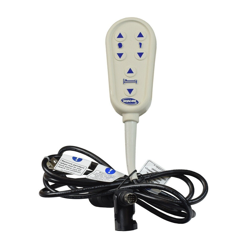 Invacare VA-G54 Homecare Bed 6-Button Hand Control Pendant (1182430) 60108014