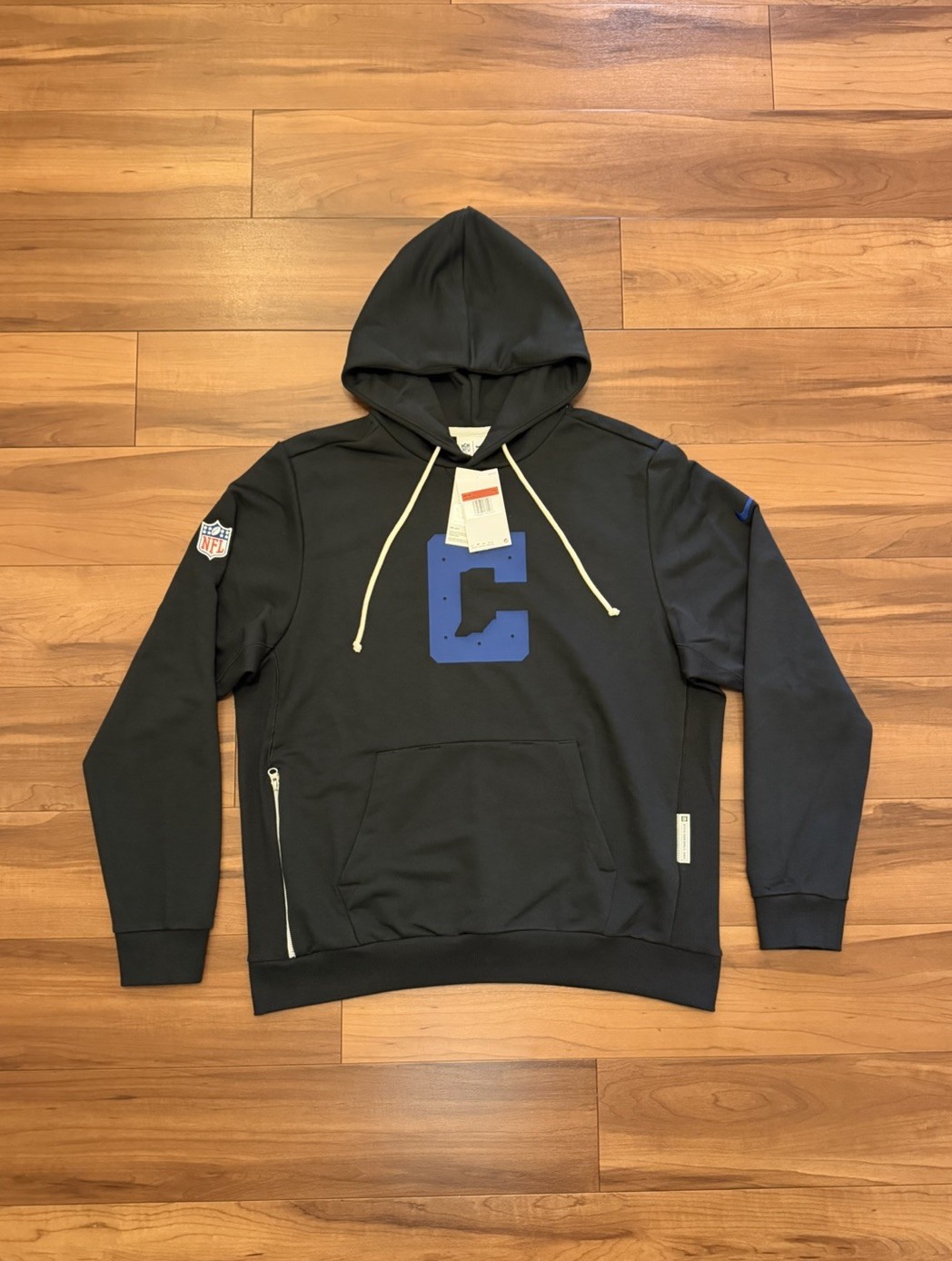 Indianapolis Colts Nike Alt Sideline Standard Issue Hoodie Sweatshirt Mens Large