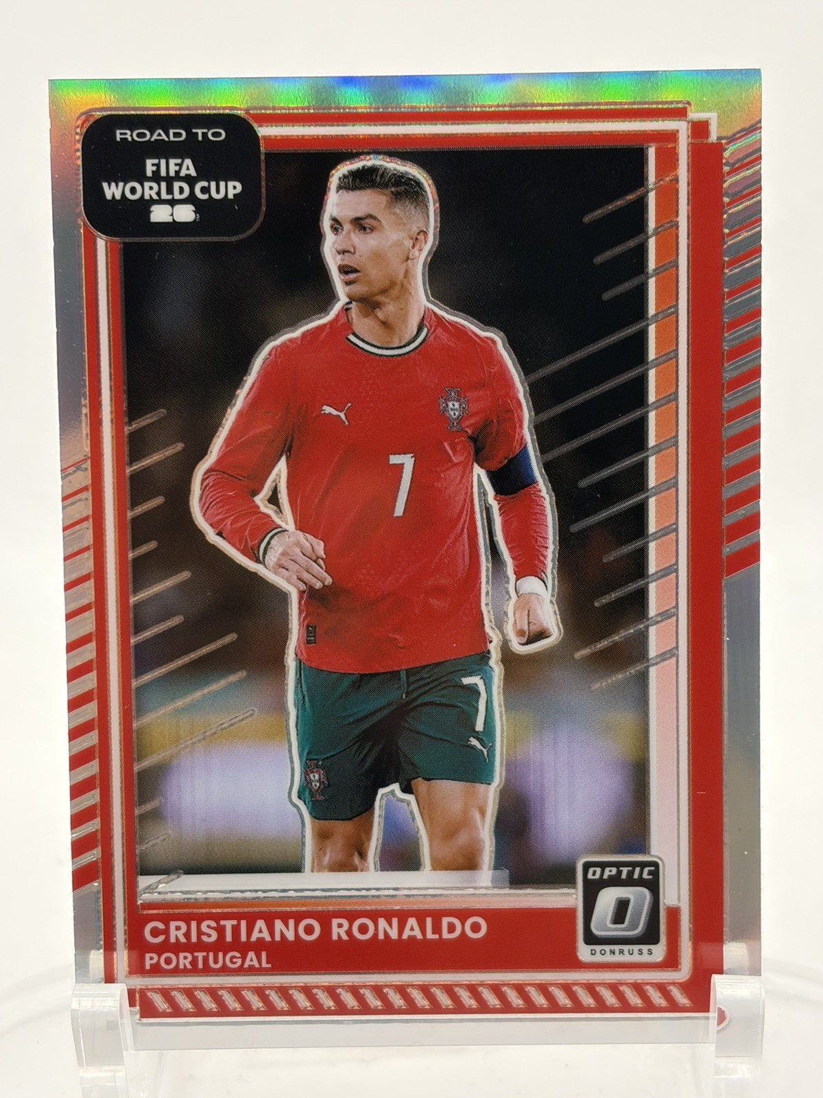 FIFA Cristiano Ronaldo 2025 Panini Donruss Road to Holo 