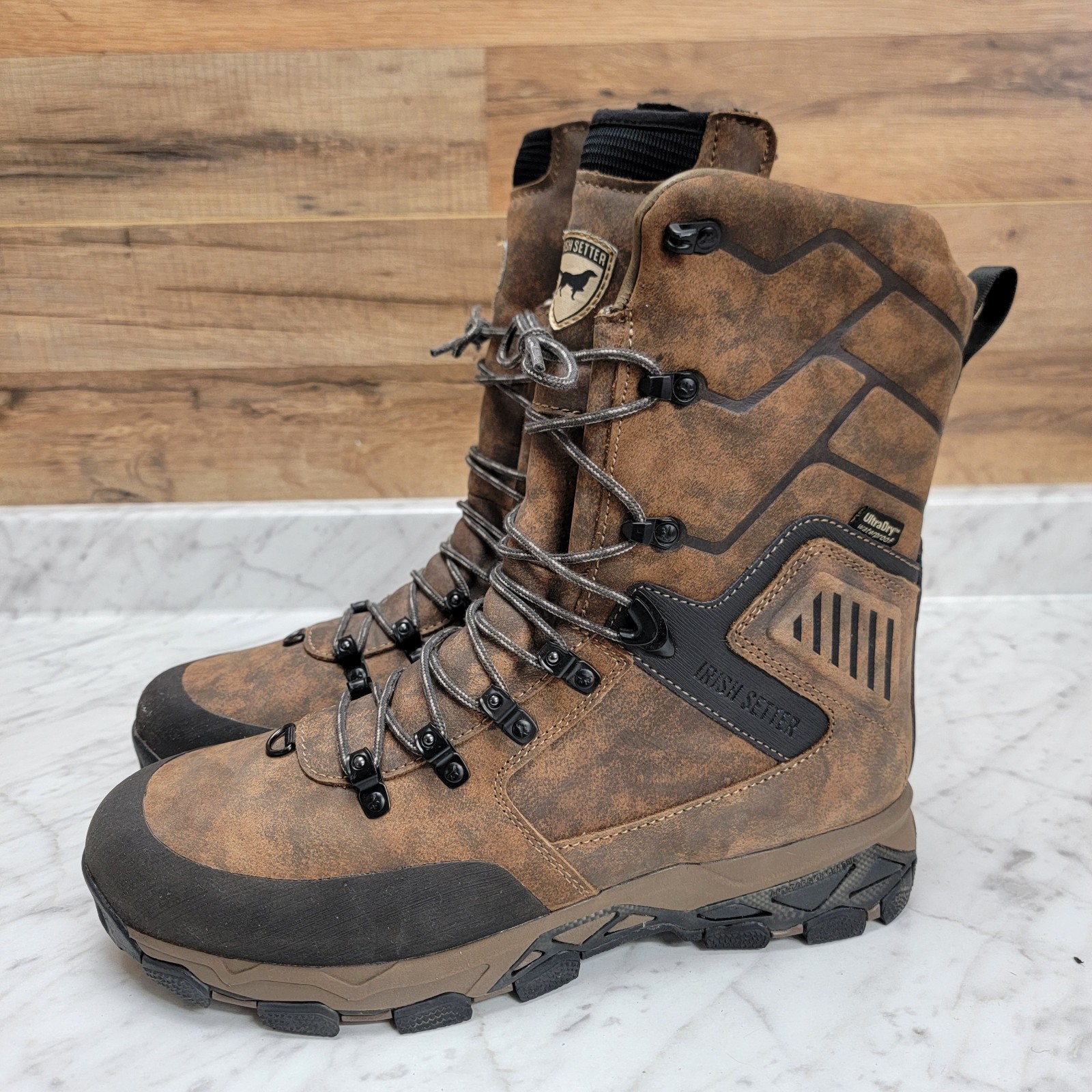 Red Wing Irish Setter 2710 Pinnacle Terrain Men Waterproof Hunting Boots Size 11