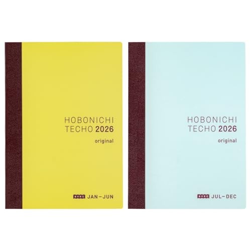 Hobonichi Techo 2026 Original Avec A6 Planner Jan Start 2-Book Set