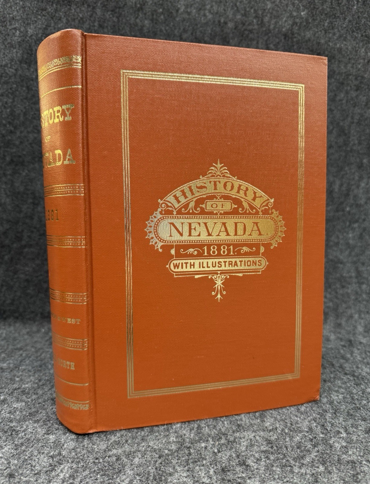 Thompson & West’s HISTORY OF NEVADA Biographies Illustrated Vintage 1958 Reprint