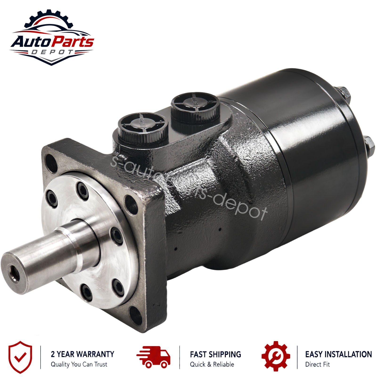 Hydraulic Orbital Motor BM2-315 4Hole For Mini Excavator Weeder Garbage Truck US