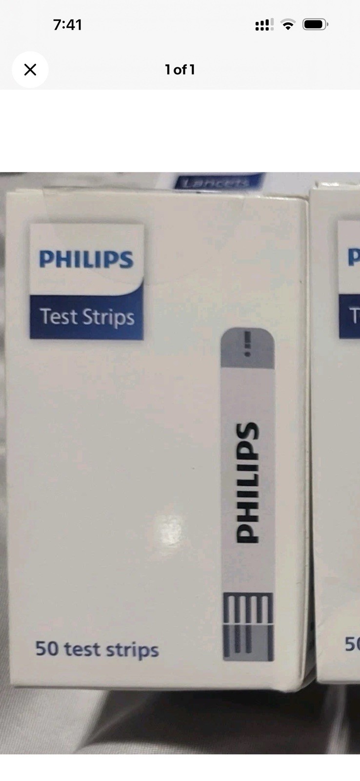 5O Philips Telcare Blood Glucose Test Strip Test Strips Exp 11/19/26 5O Philips Telcare Blood Glucose Test Strip Test Strips Exp 11/19/26