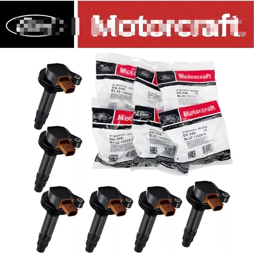 OEM 6Pcs NEW DG-549 Motorcraft Ignition Coils For Ford F150 3.5L BL3Z-12029-C OEM 6Pcs NEW DG-549 Motorcraft Ignition Coils For Ford F150 3.5L BL3Z-12029-C