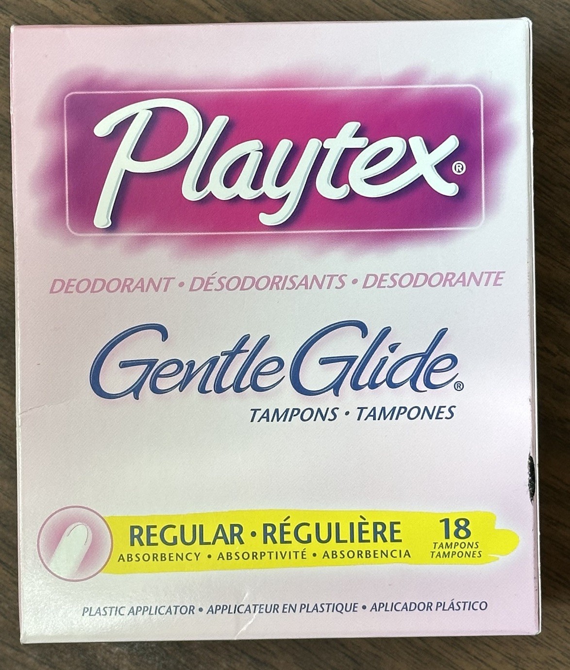 Vintage Playtex Gentle Glide Deodorant Tampons Regular 18 Ct Sealed Vintage Playtex Gentle Glide Deodorant Tampons Regular 18 Ct Sealed