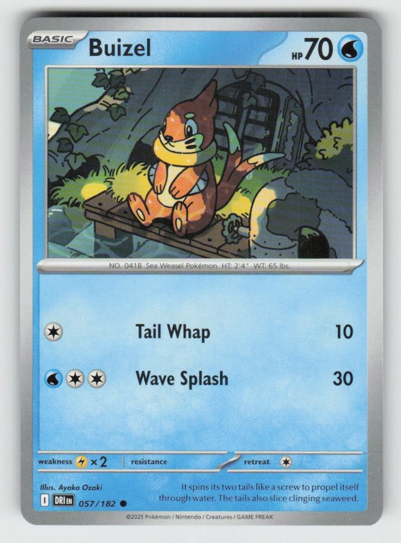 Buizel 057/182 Common Destined Rivals Near Mint Buizel 057/182 Common Destined Rivals Near Mint