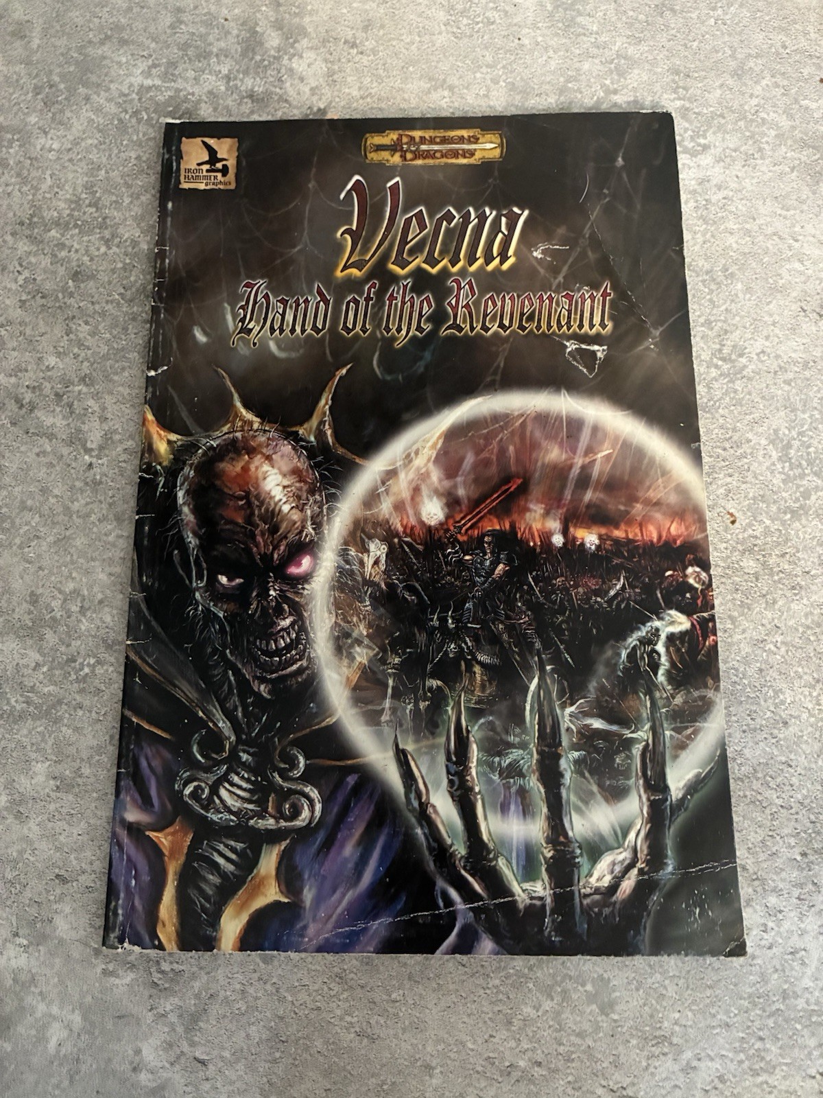 Dungeons and dragons Vecna hand of the Revenant Graphic Novel Comic TPB