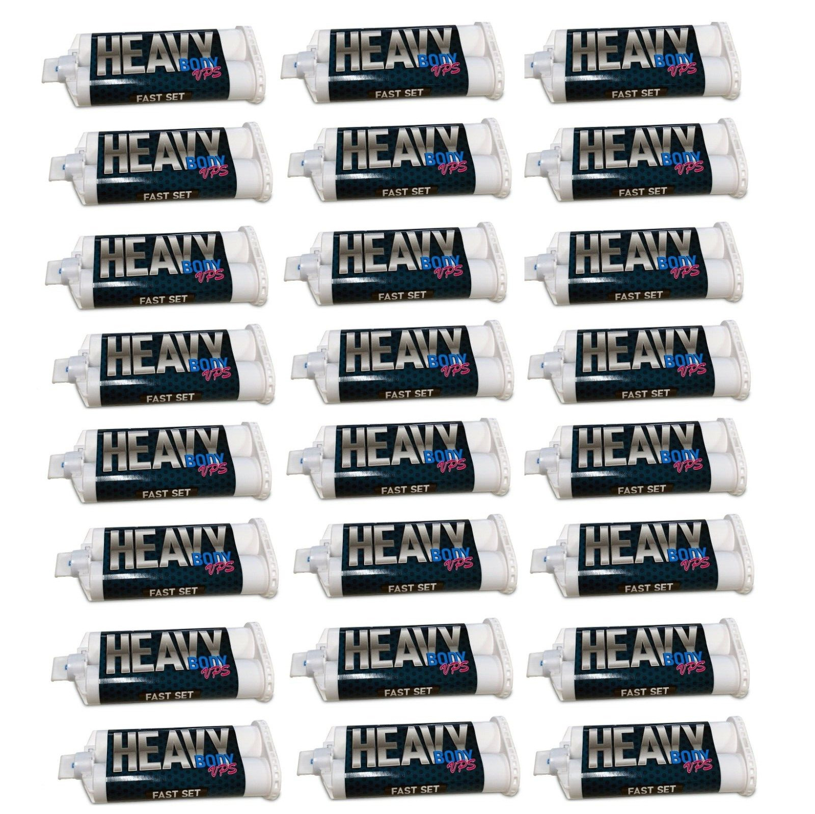 24 x Heavy Body Fast Rapid Set Impression Material, 50mL Cartridges VPS PVS