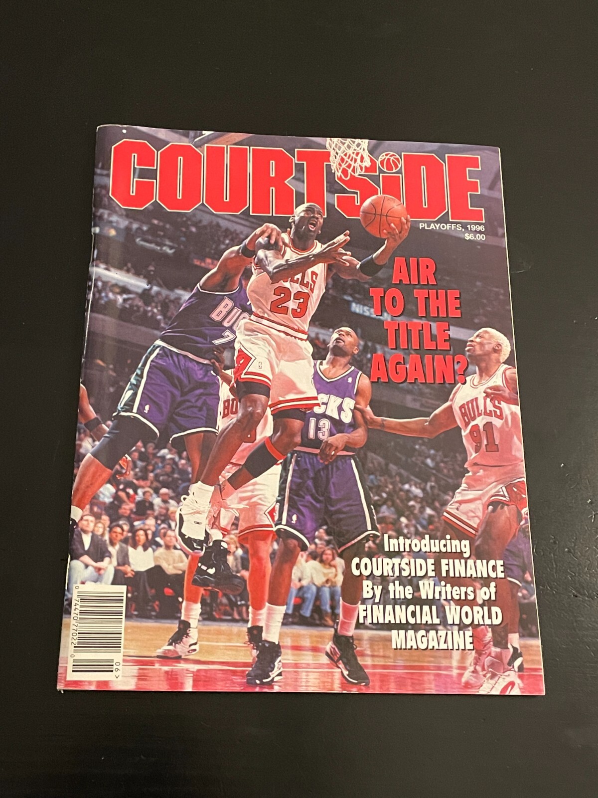 1996 Courtside Magazine Playoffs Michael Jordan