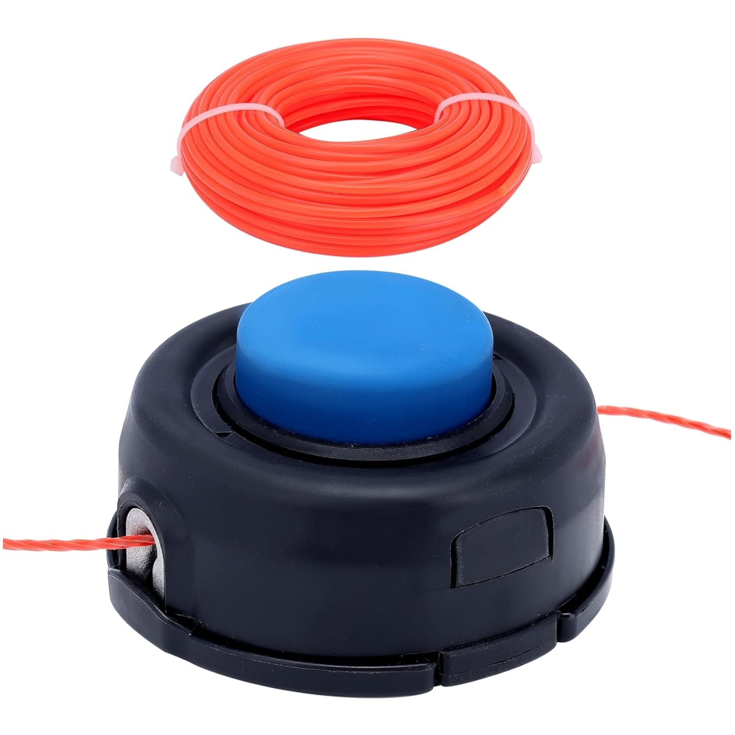 Effortless Reload Husqvarna Trimmer Head with 49-ft Line for Precision Lawn Care