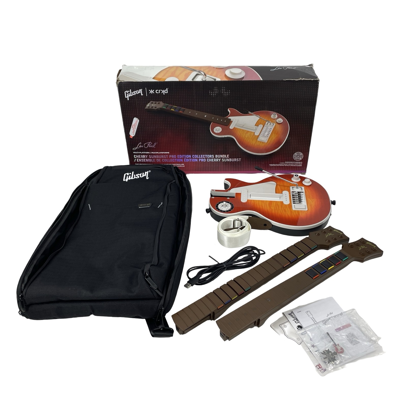NO DONGLE CRKD Gibson Les Paul Cherry Sunburst Pro ED Guitar Controller #MD7275