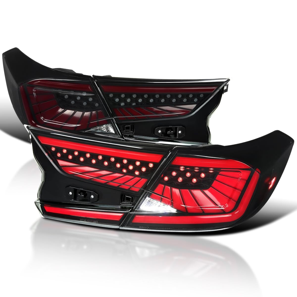 Black Smoke LED Sequential Tail Lights