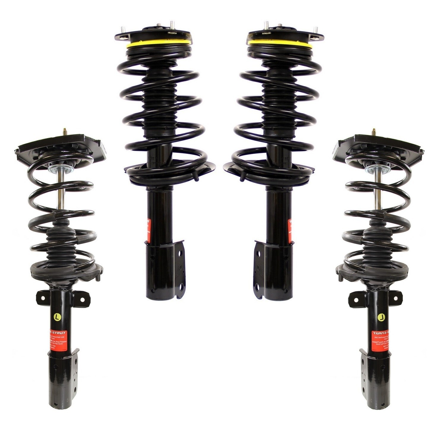 Monroe Front Rear Quick-Strut Complete Coil Spring Kit For Buick Allure LaCrosse