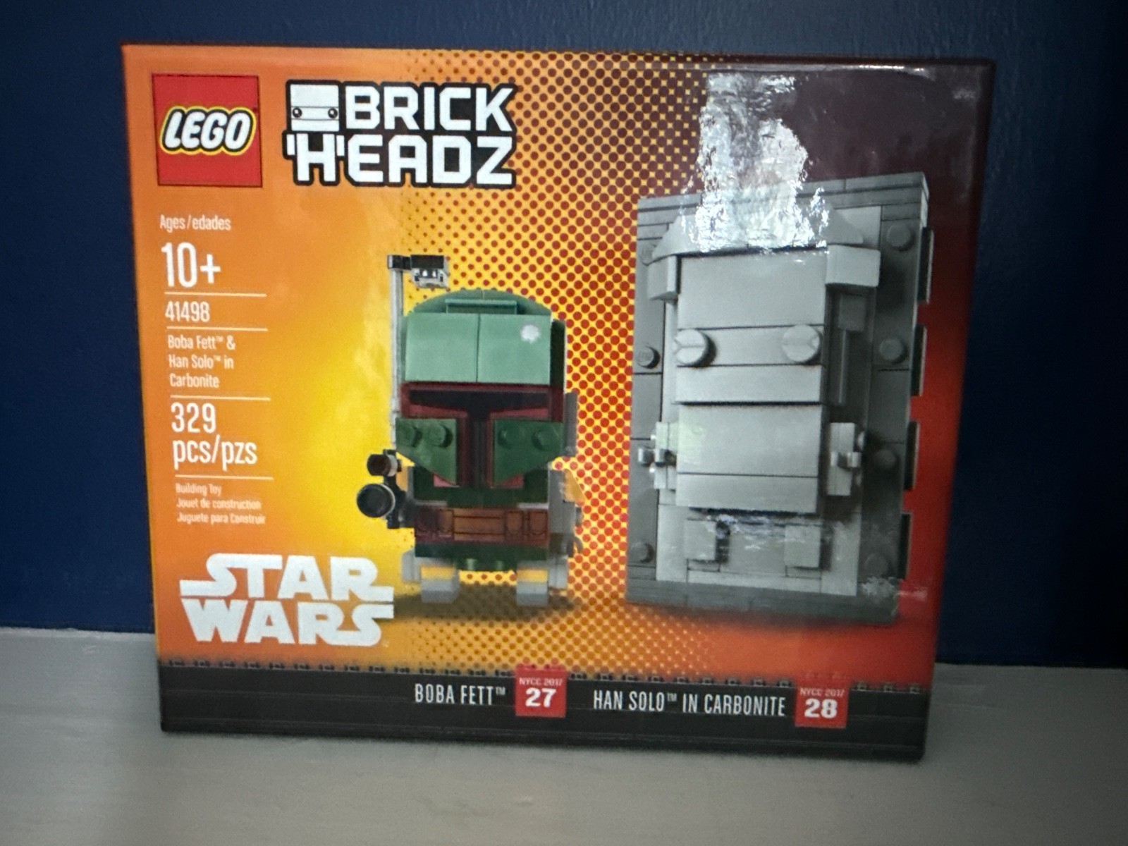 LEGO BRICKHEADZ: Boba Fett and Han Solo in Carbonite (41498) UNOPENED/MINT LEGO BRICKHEADZ: Boba Fett and Han Solo in Carbonite (41498) UNOPENED/MINT