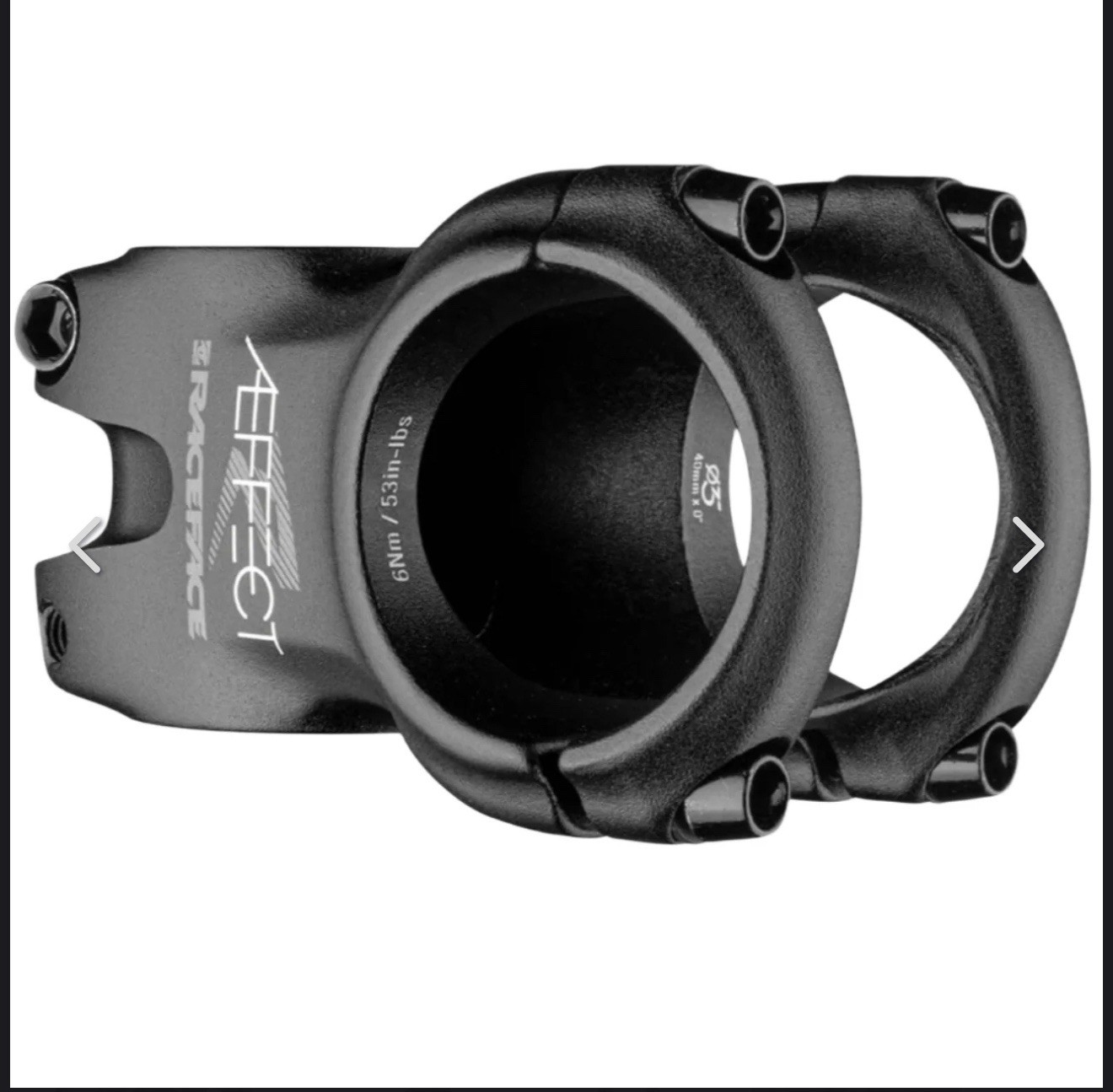 RACE FACE AEFFECT R ALLOY STEM 35MM CLAMP, 40MM 
