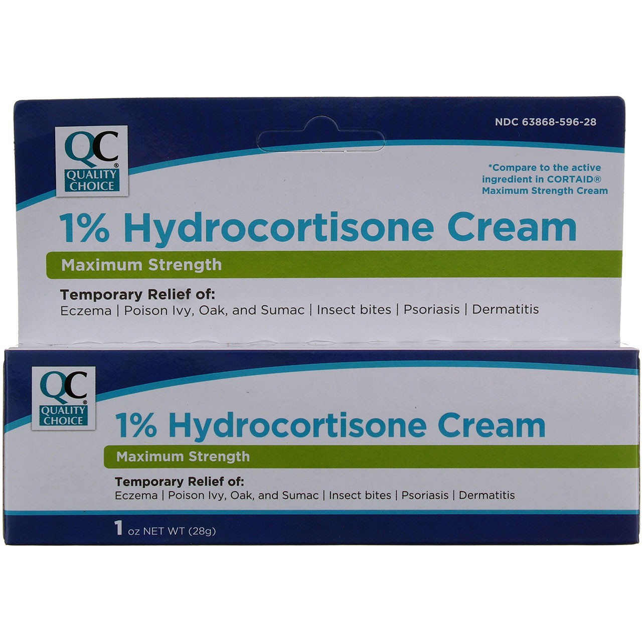 5 Pack Quality Choice Maximum Strength Hydrocortisone Cream, 1 oz
