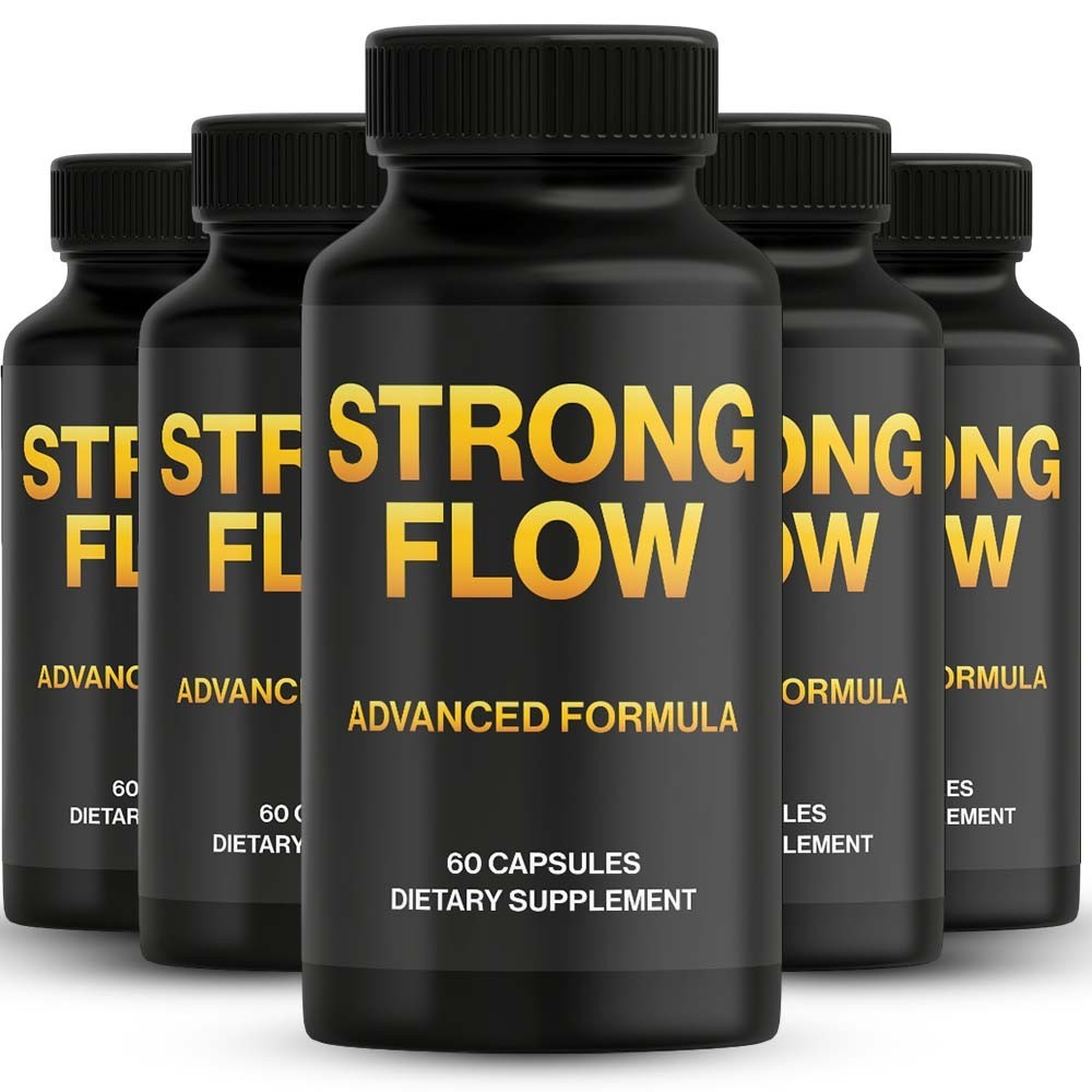 (5 Pack) Strong Flow - Strong Flow Prostate Pills for Men