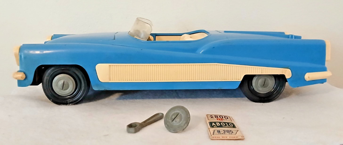 Vintage IDEAL XP-600 Fix It Car of Tomorrow- Blue