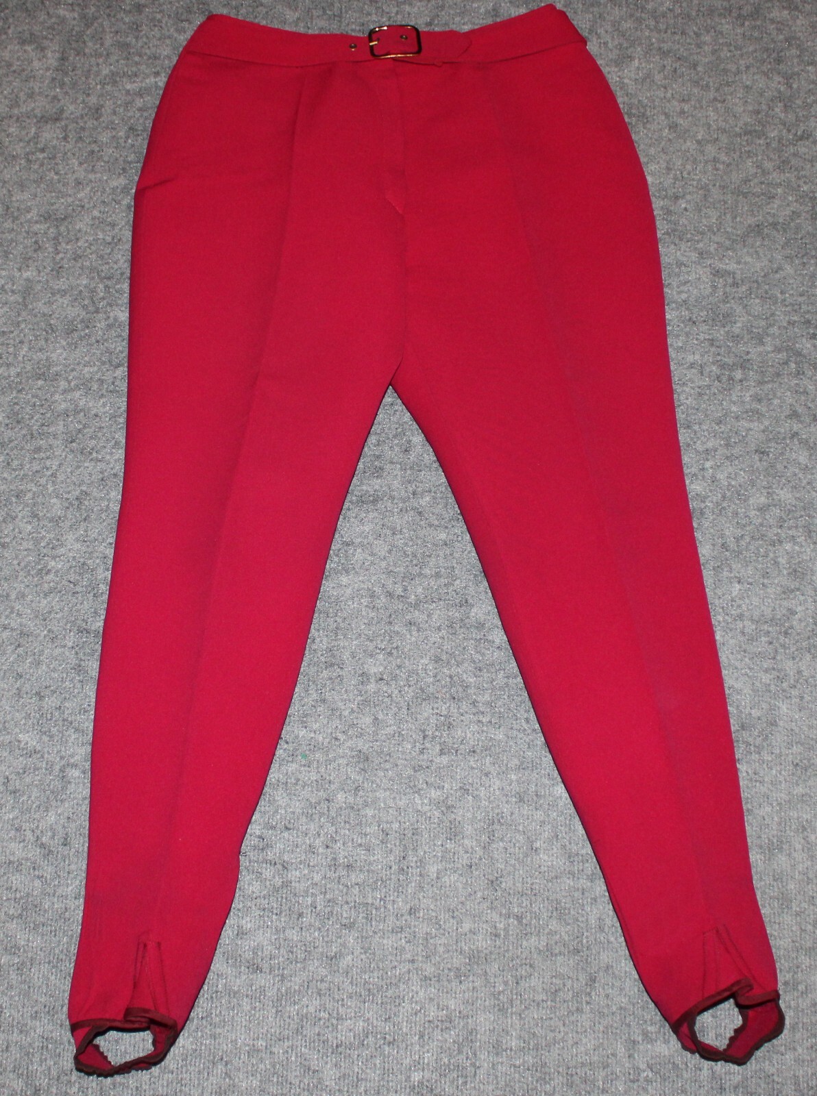 vtg BOGNER BIANCHINI WOOL STIRRUP SKI PANT Made Germany Hi-Waist sz 8 Pants