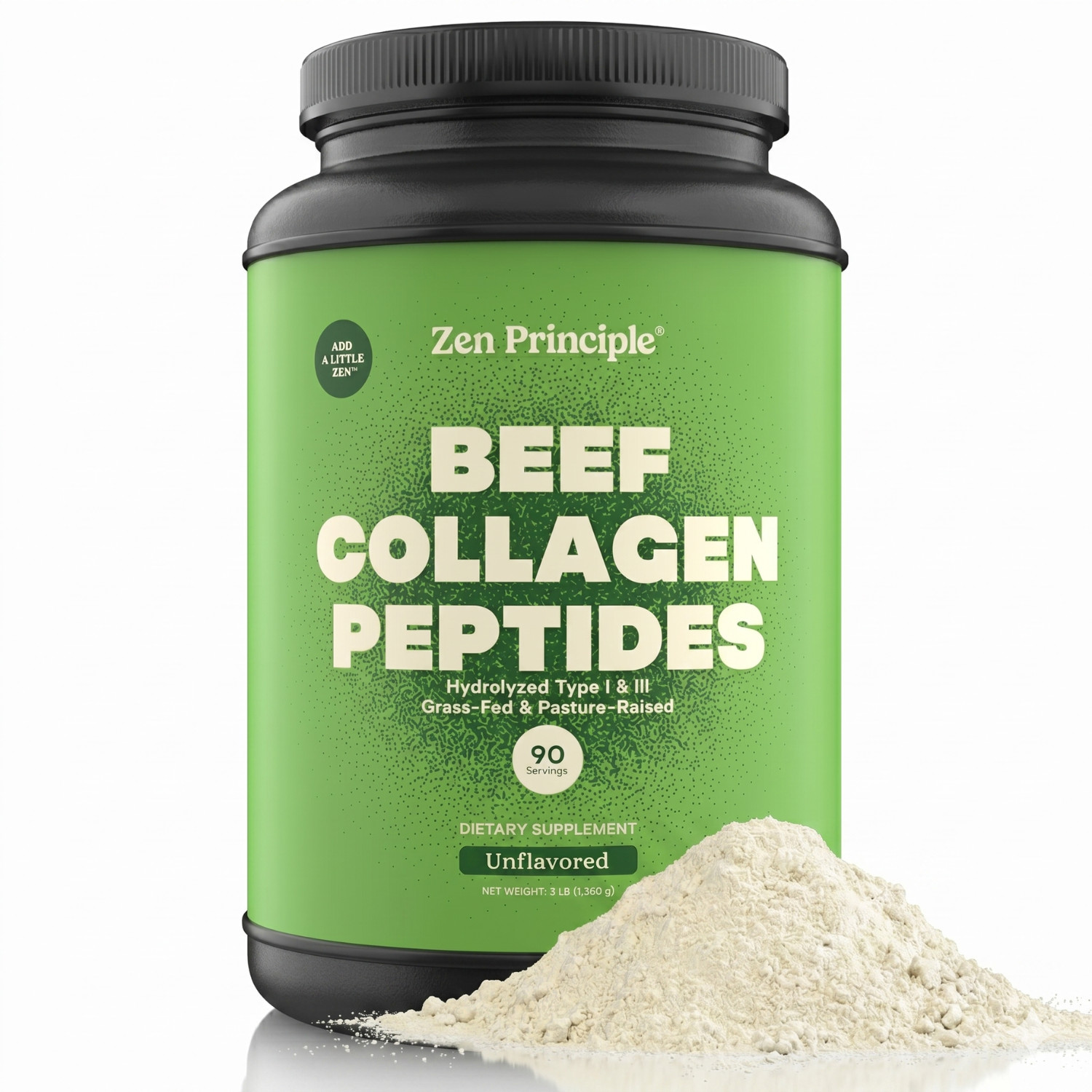 Zen Principle Beef Collagen Peptides 3 lb