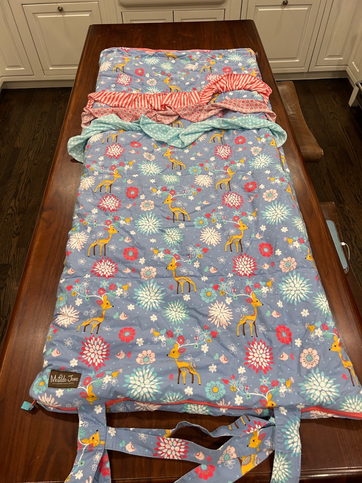 Matilda Jane Rosy Outlook Sleeping Bag OS, Yearling, Kids Bedding, RARE Matilda Jane Rosy Outlook Sleeping Bag OS, Yearling, Kids Bedding, RARE