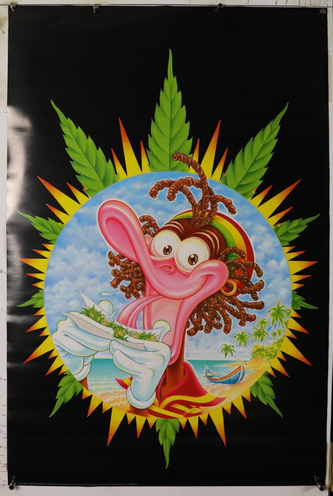 Ganja Duck rare marijuana poster 24.50\