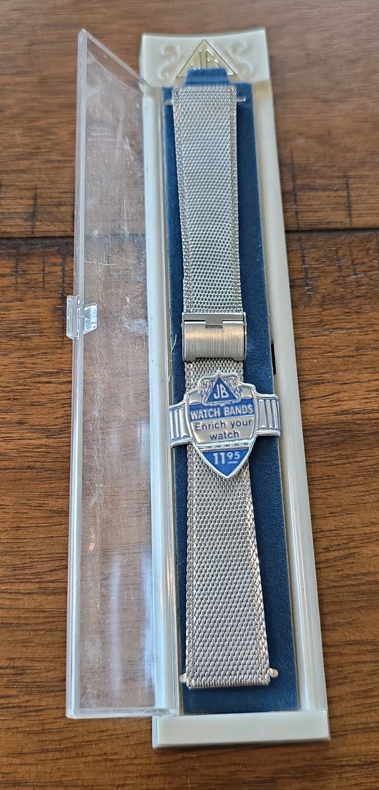 Nos Vintage JB Champion Stainless Steel Watch Band 17mm  USA - 6” Mint #3