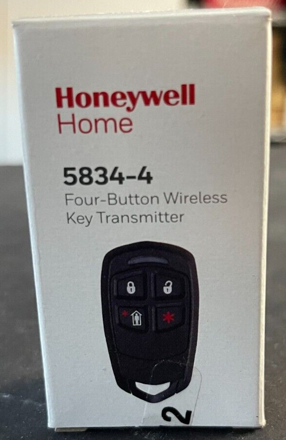 Brand New Honeywell 5834-4 4-Button Wireless Key Fob Brand New Honeywell 5834-4 4-Button Wireless Key Fob