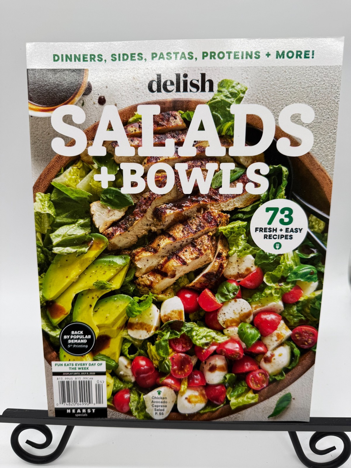 Delish Salads + Bowls 2026 Special Magazine 73 Easy Recipes July 2026 New