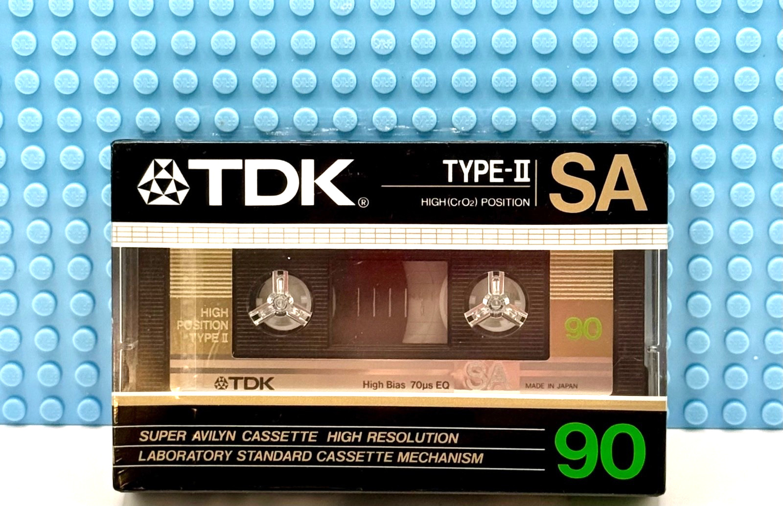 TDK SA 90 1985 EUROPE TYPE II BLANK CASSETTE TAPE (1) (SEALED) TDK SA 90 1985 EUROPE TYPE II BLANK CASSETTE TAPE (1) (SEALED)