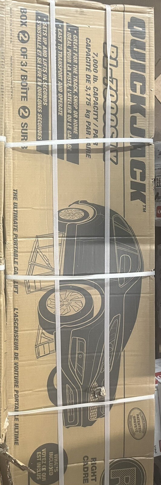 QuickJack - RIGHT FRAME (Box 2 ONLY) - 7000lb Portable Car Lift for BL-7000SLX QuickJack - RIGHT FRAME (Box 2 ONLY) - 7000lb Portable Car Lift for BL-7000SLX
