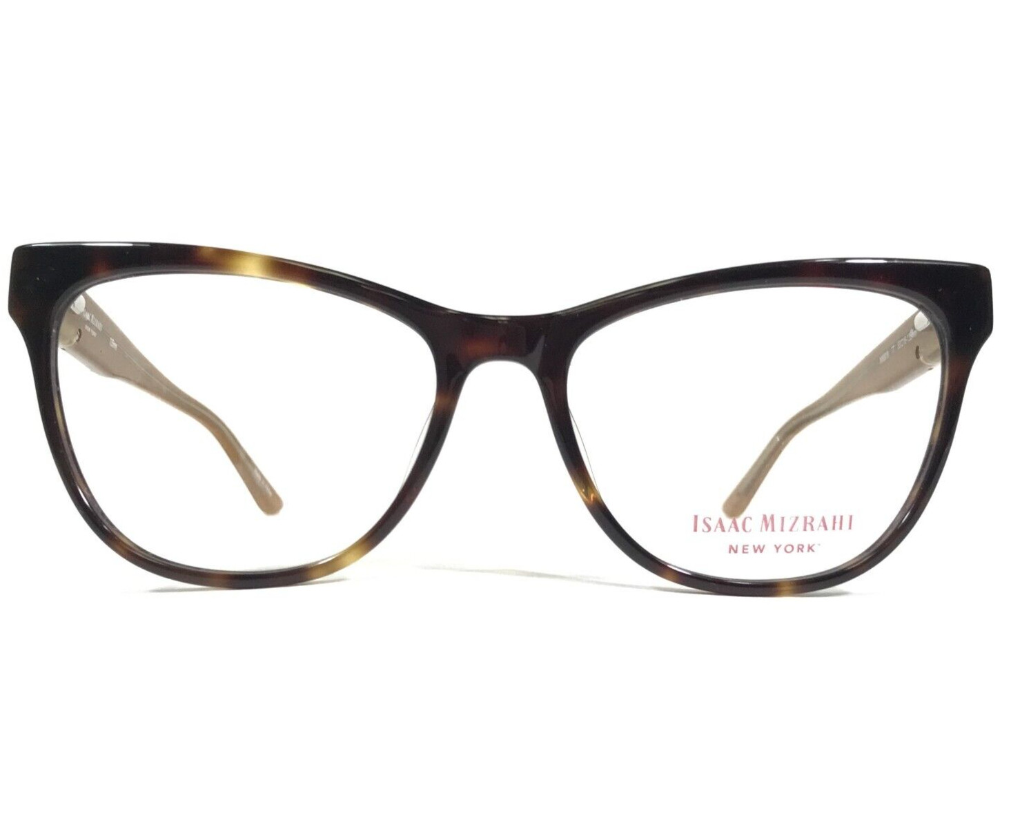 Isaac Mizrahi Eyeglasses Frames IM30019 Brown Tortoise Cat Eye 53-16-135