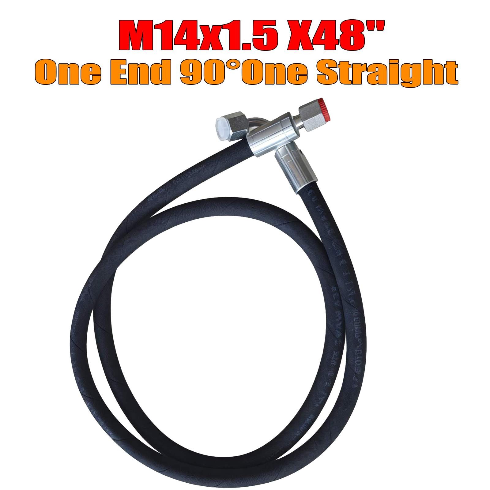 Agt Miva Chinese Mini Excavator Hydraulic Hose M14x1.5 X 48\