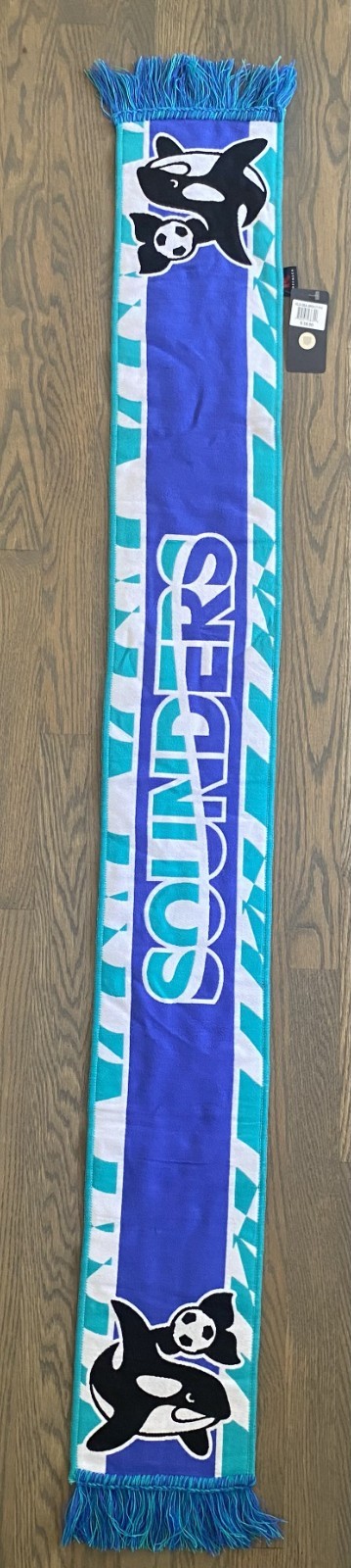 Seattle Sounders FC Orca Whale MLS Soccer Scarf 