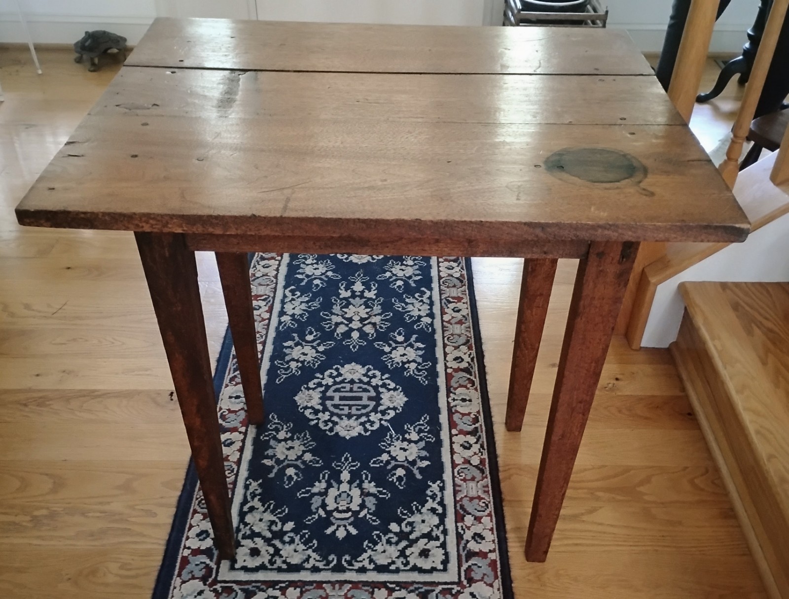 Antique Early 18th-Century SHERATON-style OAK TAVERN or WORKTABLE 🤎  Unique ✨
