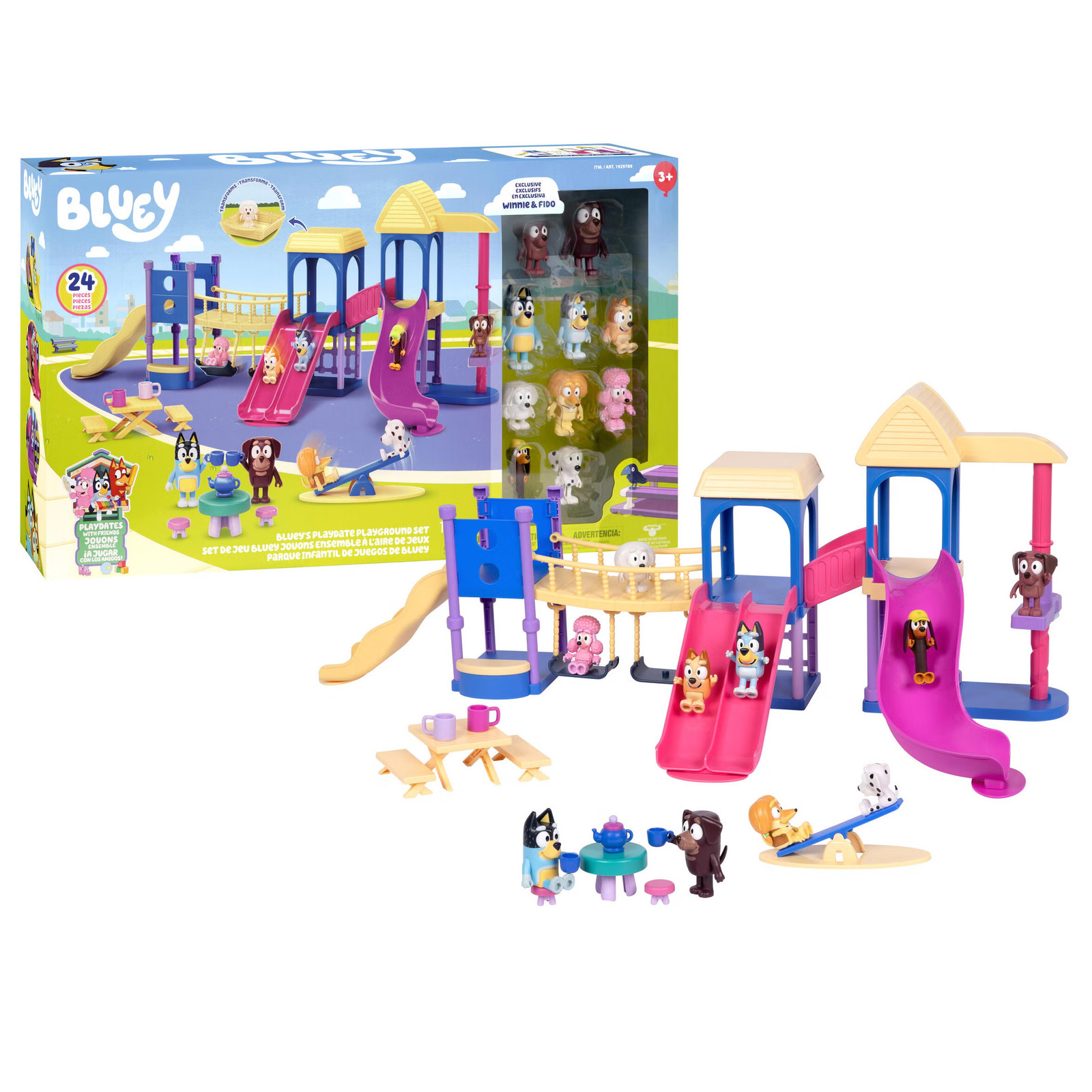 Bluey\'S Playdate Playground Set